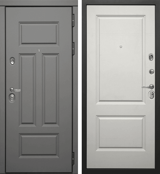 Дверь с отделкой МДФ №15